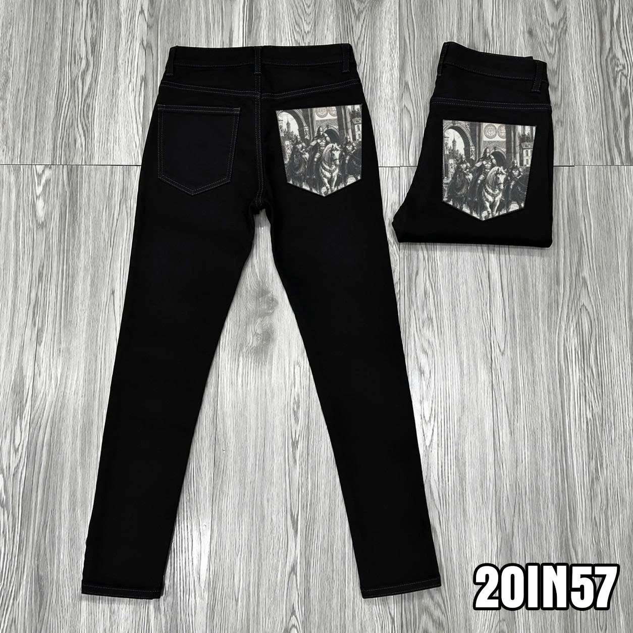 Dáng quần 20IN57 · Toàn thân form suông