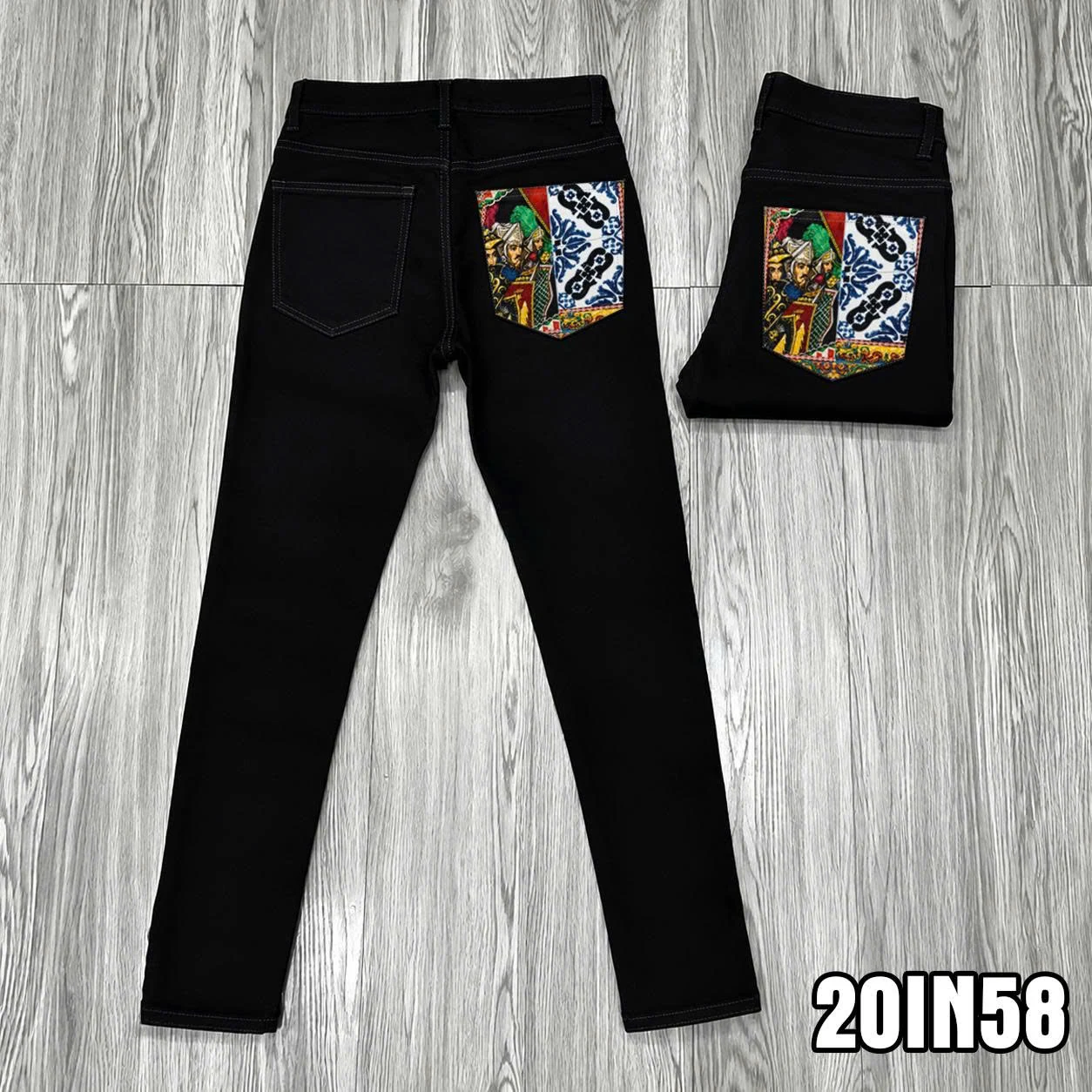 Dáng quần 20IN58 · Toàn thân form suông